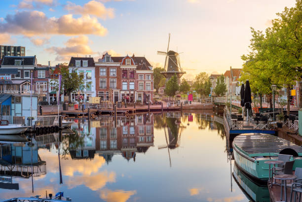 Leiden stockfoto